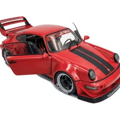 2024 RWB Porsche Bodykit Taikano Kaishin - Red 1:18 Scale Diecast Model Car by Solido