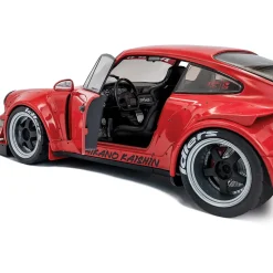 2024 RWB Porsche Bodykit Taikano Kaishin - Red 1:18 Scale Diecast Model Car by Solido