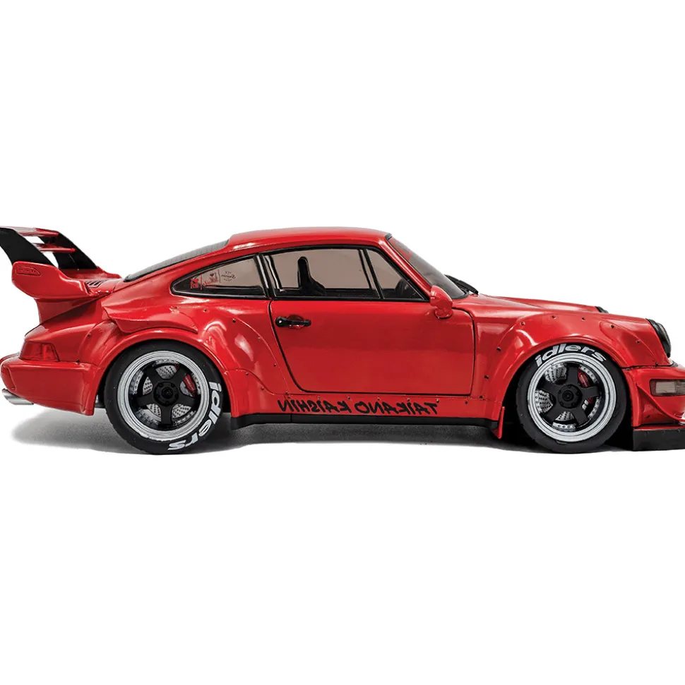 2024 RWB Porsche Bodykit Taikano Kaishin - Red 1:18 Scale Diecast Model Car by Solido