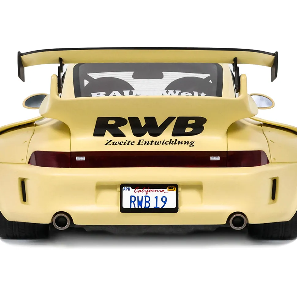 2023 RWB Porsche - Sandstorm Beige 1:18 Scale Cast Resin Model Car by GT Spirit