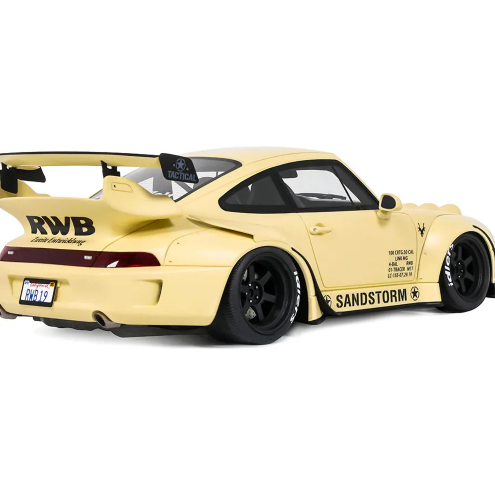 2023 RWB Porsche - Sandstorm Beige 1:18 Scale Cast Resin Model Car by GT Spirit