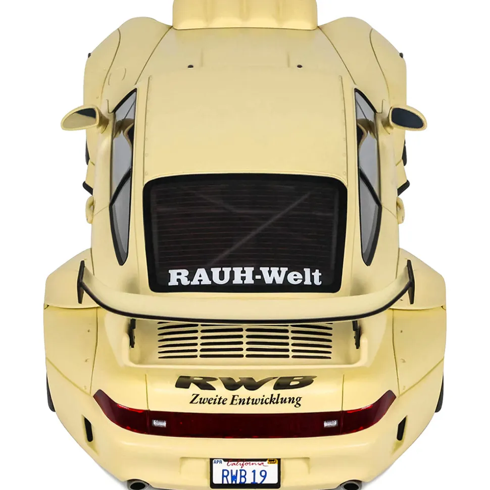 2023 RWB Porsche - Sandstorm Beige 1:18 Scale Cast Resin Model Car by GT Spirit