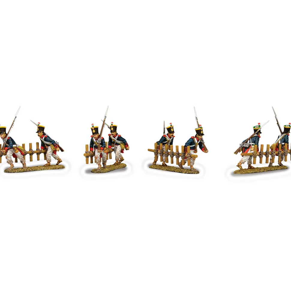 Santa Anna's Laddermen 1/30 Figure Set K&C (RTA127) 1:30 scale Metal by King and Country