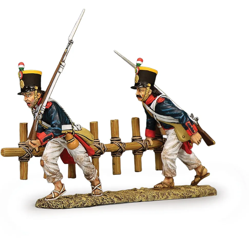 Santa Anna's Laddermen 1/30 Figure Set K&C (RTA127) 1:30 scale Metal by King and Country