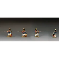 Santa Anna's Soldier Kneeling, Firing to Front 1/30 Figure K&C (RTA140) 1:30 scale Metal by King and Country