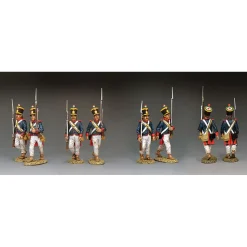 Santa Anna's Soldier Marching to Battle 1/30 Figure Set B K&C (RTA126) 1:30 scale Metal by King and Country