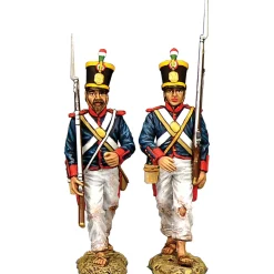 Santa Anna's Soldier Marching to Battle 1/30 Figure Set A K&C (RTA125) 1:30 scale Metal by King and Country