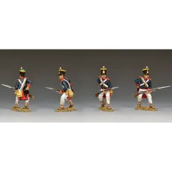 Santa Anna's Soldier reaching for a cartridge 1/30 Figure K&C (RTA129) 1:30 scale Metal by King and Country
