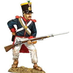 Santa Anna's Soldier reaching for a cartridge 1/30 Figure K&C (RTA129) 1:30 scale Metal by King and Country