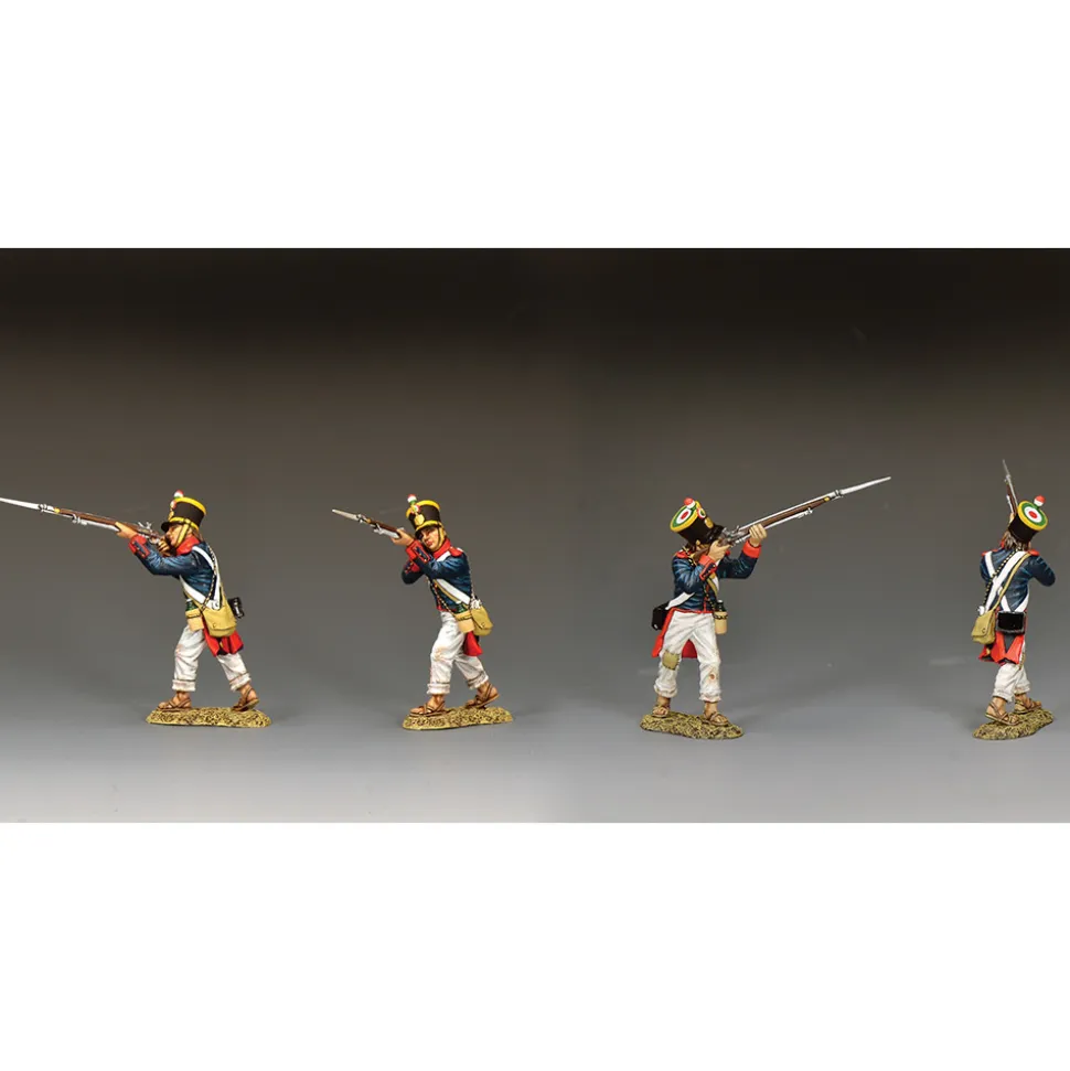 Santa Anna's Soldier Soldier Shooting Upwards 1/30 Figure K&C (RTA136) 1:30 scale Metal by King and Country