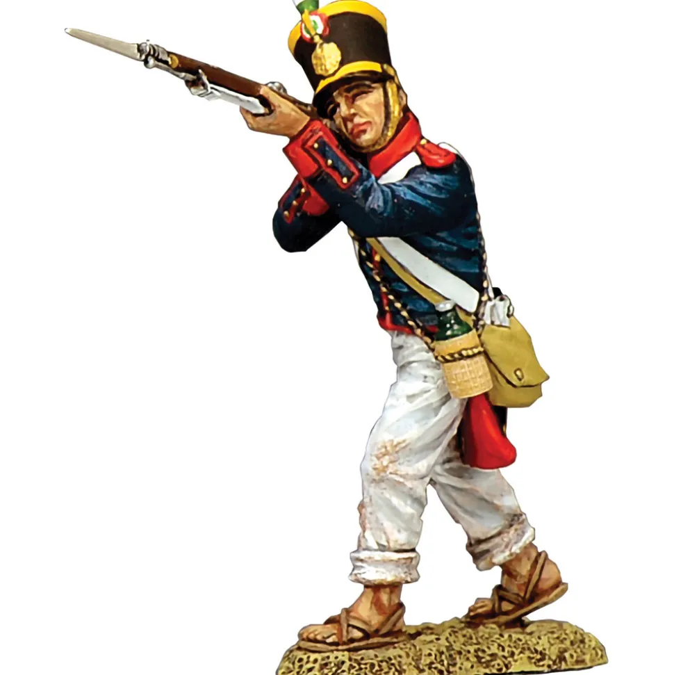 Santa Anna's Soldier Soldier Shooting Upwards 1/30 Figure K&C (RTA136) 1:30 scale Metal by King and Country