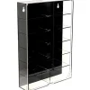 1:64 Scale 12 Car Acrylic Display Case - Black Back 1:64 Scale Acrylic Display Case by M&J Toys