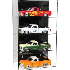 1:24 Scale 4 Car Wall Mount Collector Display Case 1:24 Scale by Mijo