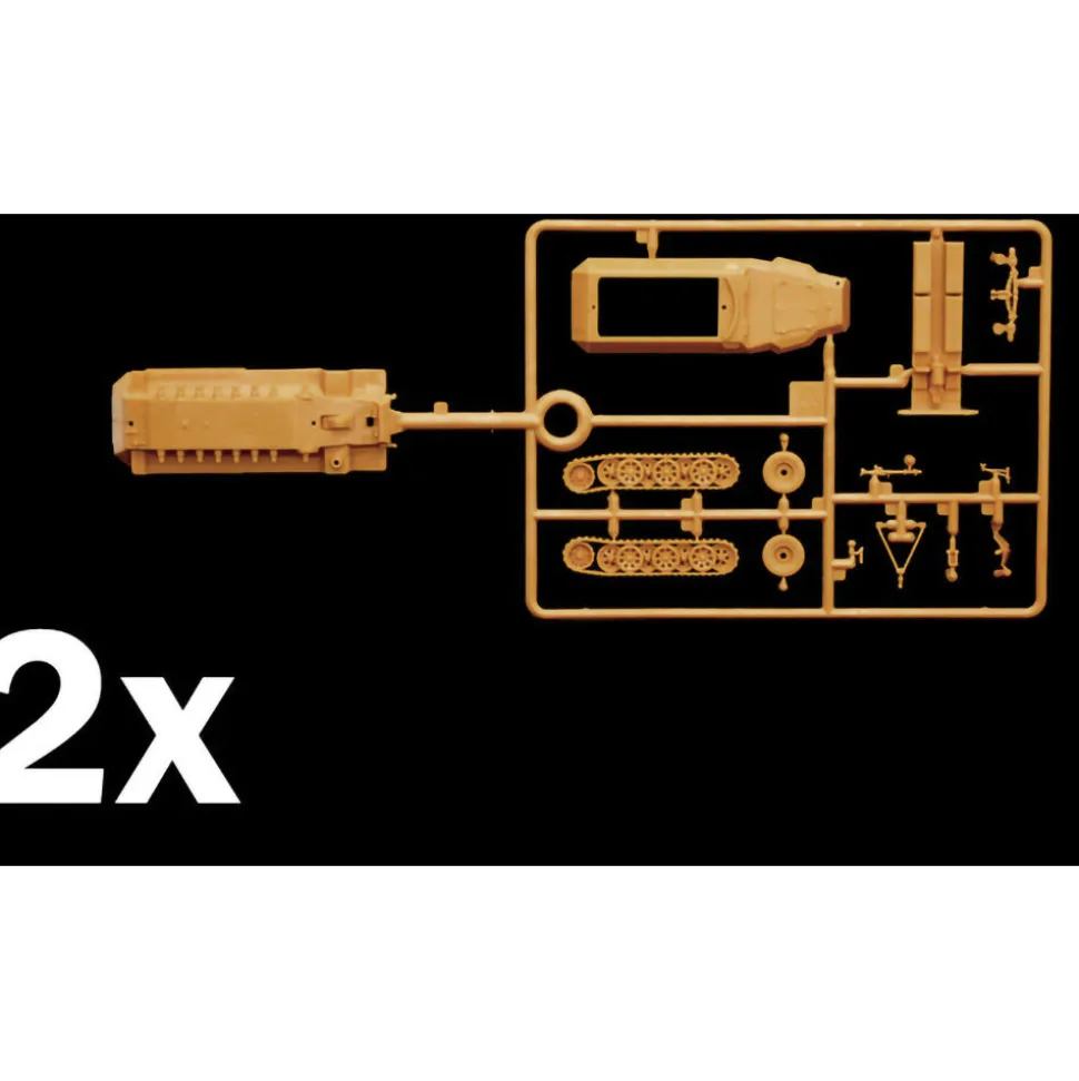 Sd.Kfz.251/1 Ausf. C 1/72 Kit 1:72 Scale Plastic Model Kit by Italeri