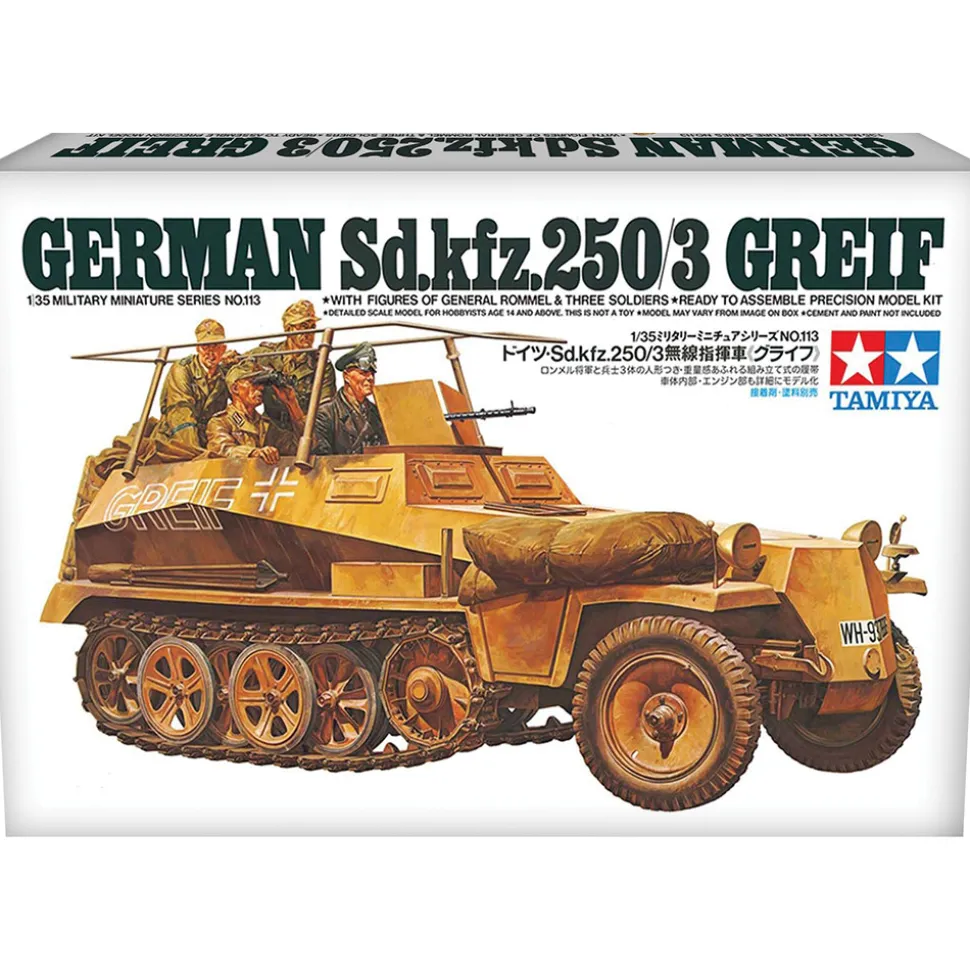 Sd.kfz.250/3 Greif 1/35 Kit Tamiya (35113) 1:35 scale Plastic by Tamiya