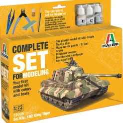 Sd. Kfz. 182 King Tiger 1/72 Kit 1:72 Scale Plastic Model Kit by Italeri