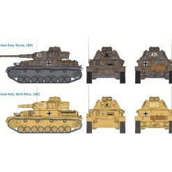 Sd.Kfz.161 Pz. Kpfw. IV F1-F2 1/72 Kit 1:72 Scale Plastic Model Kit by Italeri