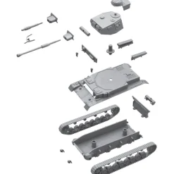 Sd.Kfz.161 Pz. Kpfw. IV F1-F2 1/72 Kit 1:72 Scale Plastic Model Kit by Italeri