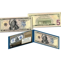 1899 Series $5 Indian Chief Federal Reserve Replica Note Merrick Mint (CHIEF_FIVE ) by Merrick Mint