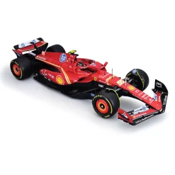 2024 SFR Ferrari Season Car - Sainz #55 1:18 Scale Diecast Model Car by Bburago