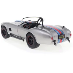 1965 Shelby Cobra 427 MkII Solido Works M - Racing Silver 1:18 Scale Diecast Model Car by Solido