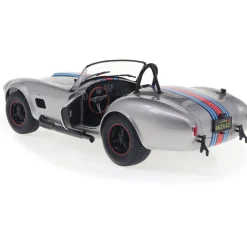 1965 Shelby Cobra 427 MkII Solido Works M - Racing Silver 1:18 Scale Diecast Model Car by Solido