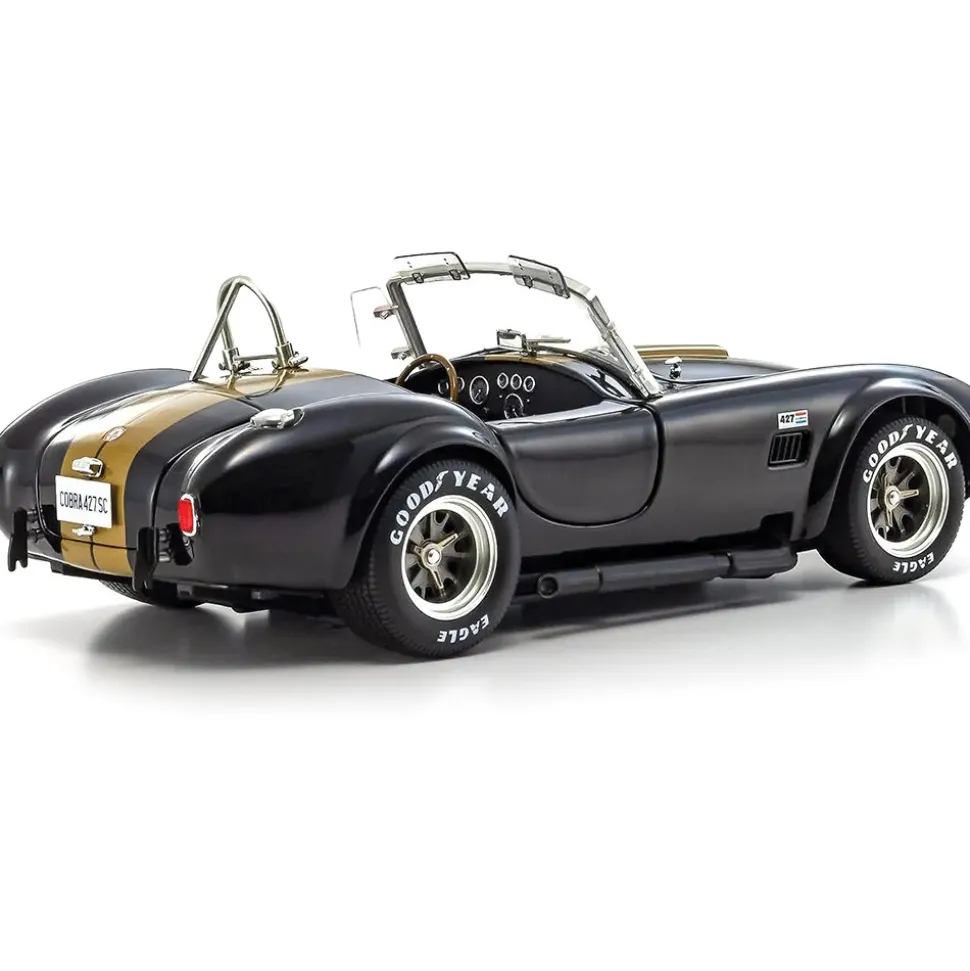 Shelby Cobra 427S/C - Black/Gold 1:18 Scale Diecast Model Car by Kyosho