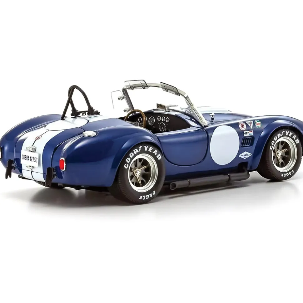 Shelby Cobra 427S/C - Blue/White 1:18 Scale Diecast Model Car by Kyosho