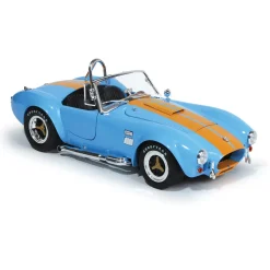 1965 Shelby Cobra 427 S/C - Gulf Blue&Orange 1:18 Scale Diecast Model Car by Shelby Collectibles