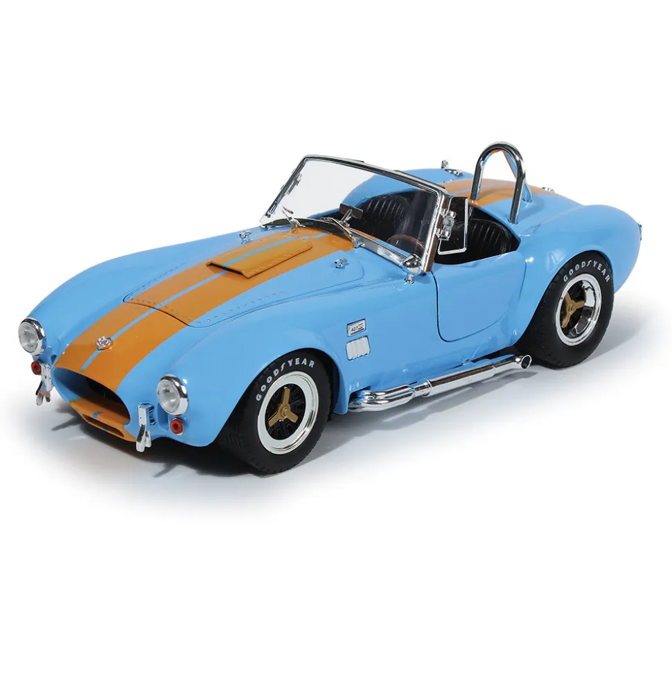 1965 Shelby Cobra 427 S/C - Gulf Blue&Orange 1:18 Scale Diecast Model Car by Shelby Collectibles