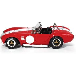 1965 Shelby Cobra 427 S/C - Red w/ Carroll Shelby Signature 1:18 Scale Diecast Model Car by Shelby Collectibles
