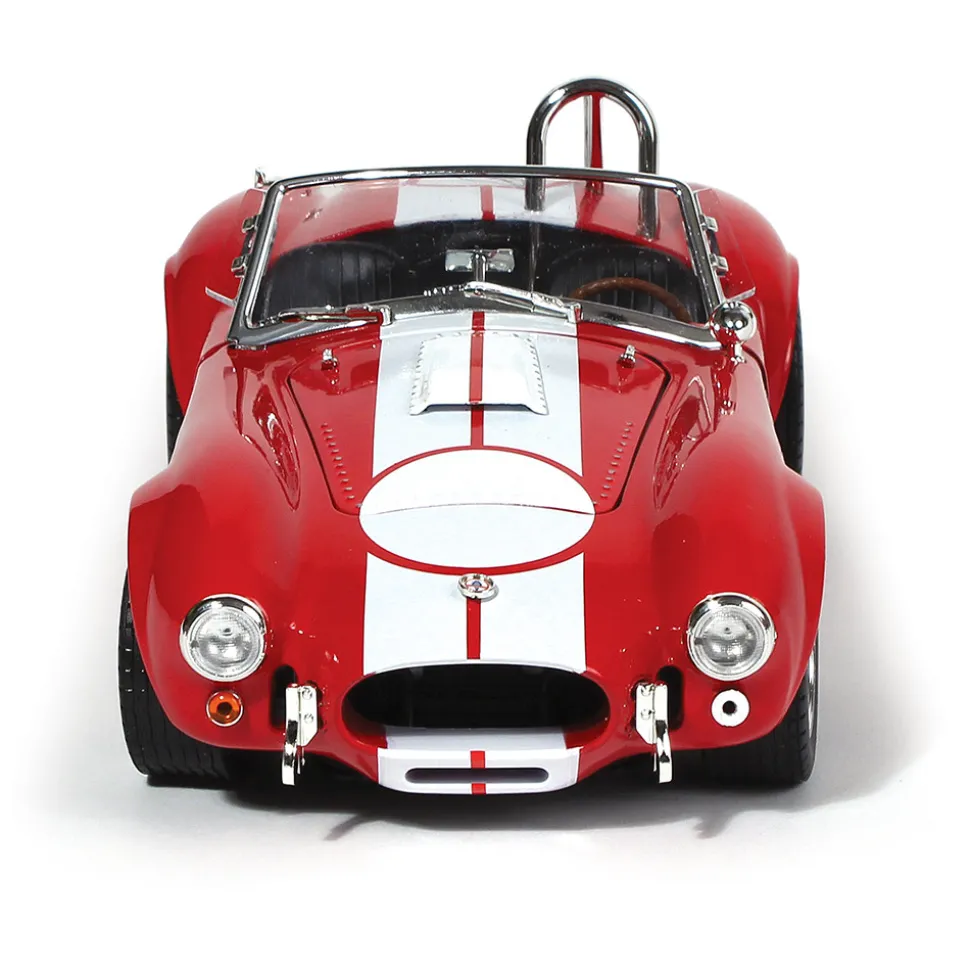 1965 Shelby Cobra 427 S/C - Red w/ Carroll Shelby Signature 1:18 Scale Diecast Model Car by Shelby Collectibles