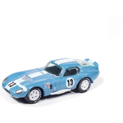 Shelby Cobra 50th Continuation Car & Shelby Cobra Daytona - Chrome 1:64 Scale Diecast Model Car by Johnny Lightning