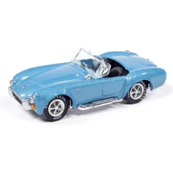 Shelby Cobra 50th Continuation Car & Shelby Cobra Daytona - Chrome 1:64 Scale Diecast Model Car by Johnny Lightning