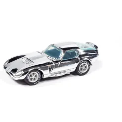 Shelby Cobra 50th Continuation Car & Shelby Cobra Daytona - Viking Blue 1:64 Scale Diecast Model Car by Johnny Lightning