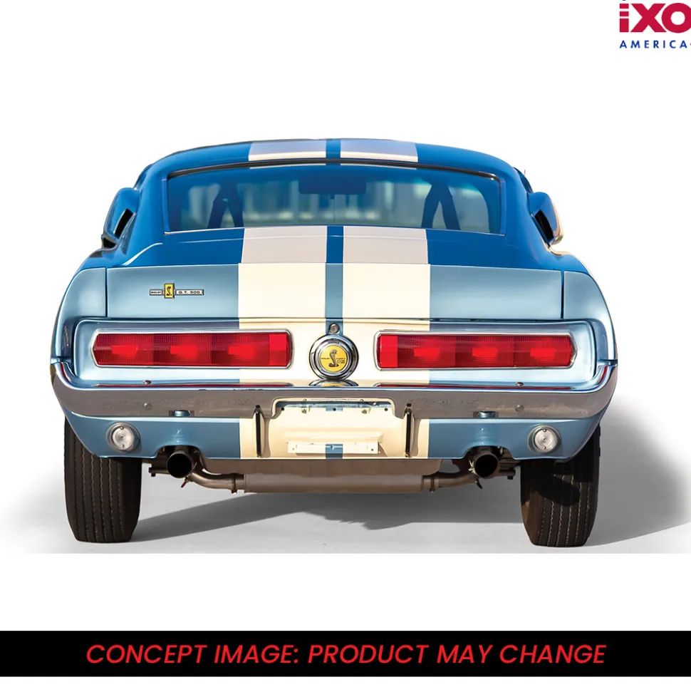 1967 Shelby G.T. 500 - Brittany Blue 1:43 Scale Diecast Model Car by IXO Models