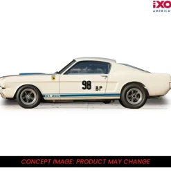 1965 Shelby GT350R Prototype - Wimbledon White 1:43 Scale Diecast Model Car by IXO Models