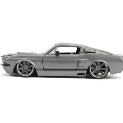 1967 Shelby GT500 - Silver 1:24 Scale Diecast Model Car by Jada Toys