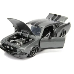 1967 Shelby GT500 - Silver 1:24 Scale Diecast Model Car by Jada Toys