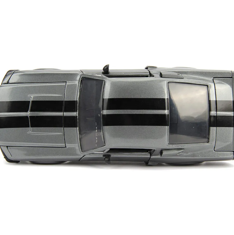 1967 Shelby GT500 - Silver 1:24 Scale Diecast Model Car by Jada Toys