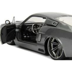1967 Shelby GT500 - Silver 1:24 Scale Diecast Model Car by Jada Toys