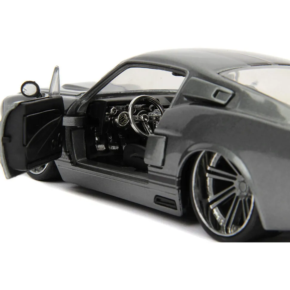1967 Shelby GT500 - Silver 1:24 Scale Diecast Model Car by Jada Toys