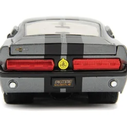 1967 Shelby GT500 - Silver 1:24 Scale Diecast Model Car by Jada Toys