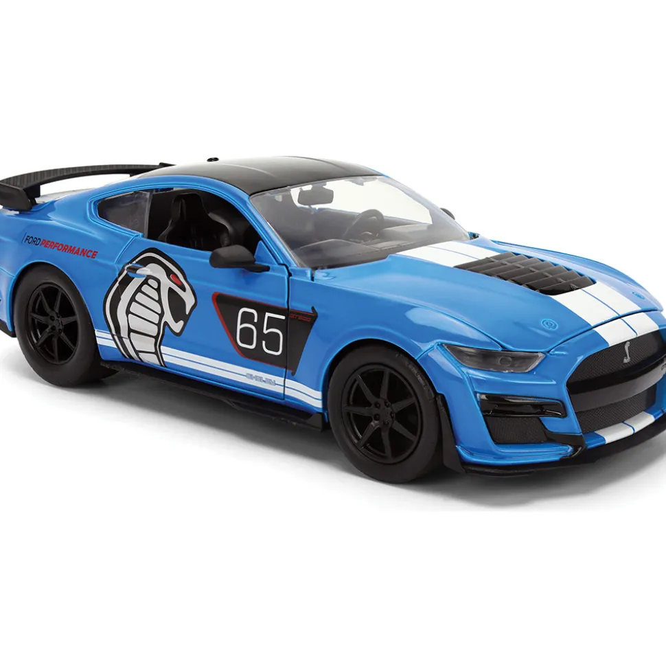2020 Shelby Mustang G.T. 500 - Blue Cobra 1:24 Scale Diecast Model Car by Jada Toys