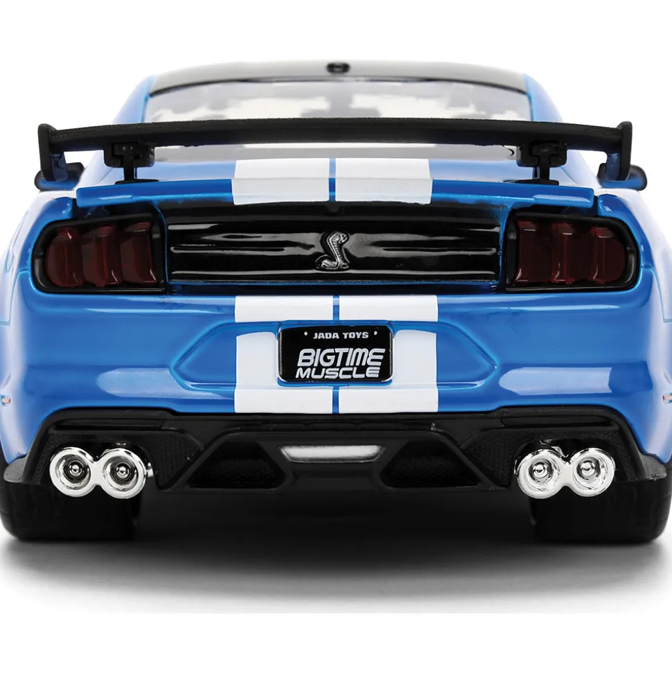2020 Shelby Mustang G.T. 500 - Blue Cobra 1:24 Scale Diecast Model Car by Jada Toys