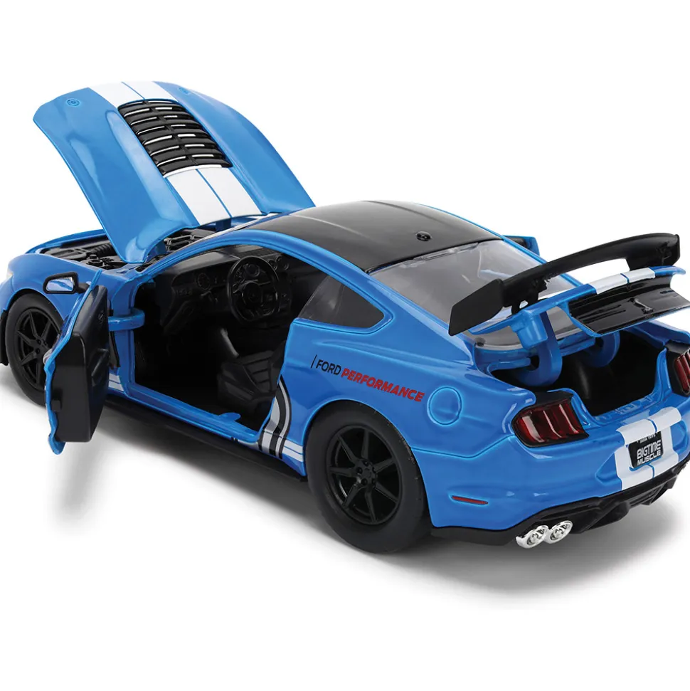 2020 Shelby Mustang G.T. 500 - Blue Cobra 1:24 Scale Diecast Model Car by Jada Toys