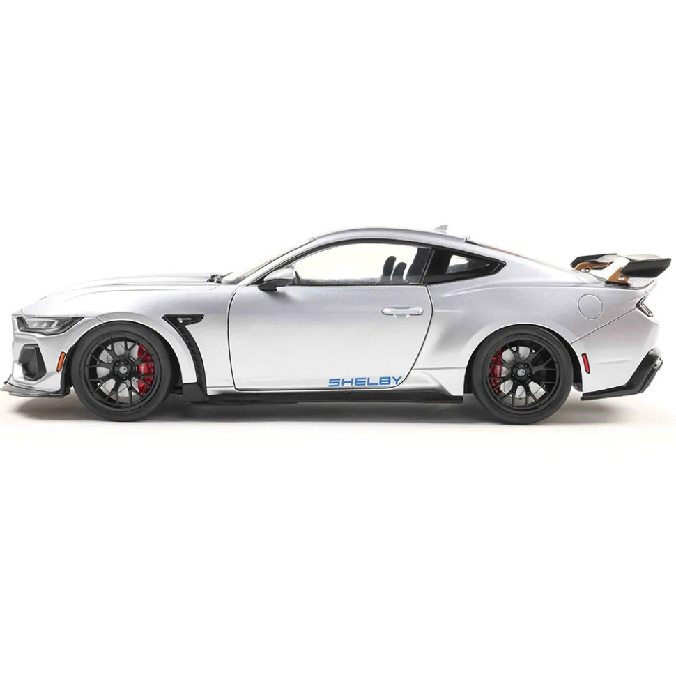 2025 Shelby Mustang Super Snake - Grey 1:18 Scale Diecast Model Car by Solido