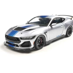 2025 Shelby Mustang Super Snake - Grey 1:18 Scale Diecast Model Car by Solido