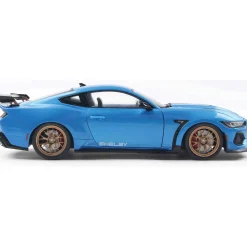 2025 Shelby Mustang Super Snake - Grabber Blue 1:18 Scale Diecast Model Car by Solido
