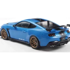 2025 Shelby Mustang Super Snake - Grabber Blue 1:18 Scale Diecast Model Car by Solido